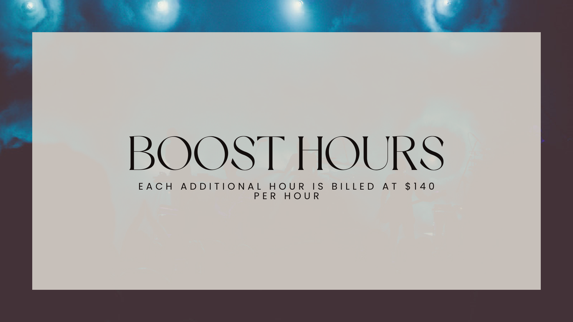 Boost Hours Display