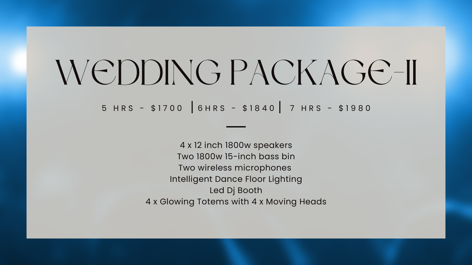 Wedding Package 2 pt2